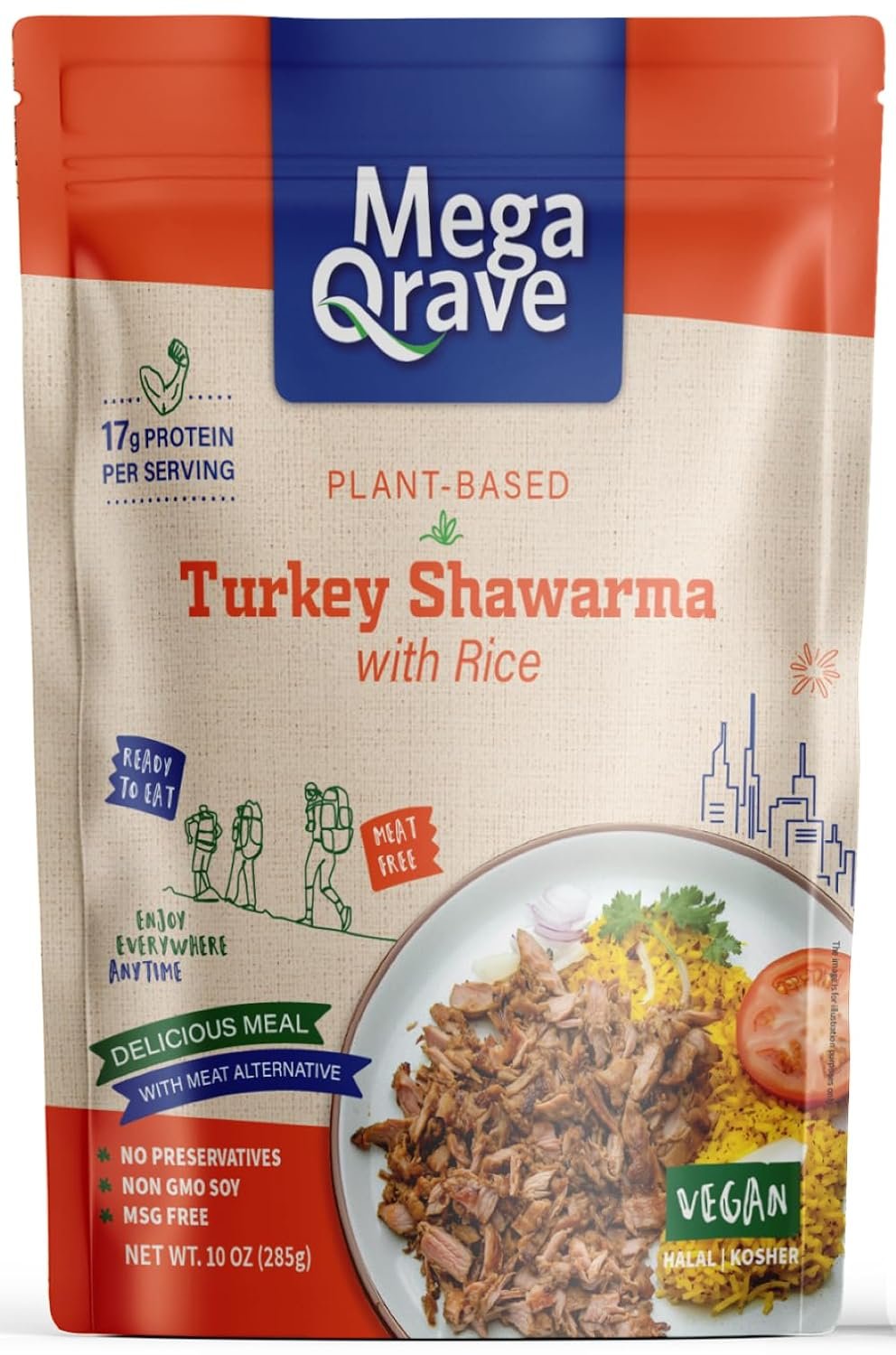 Turkey Shawarma with Rice pouch