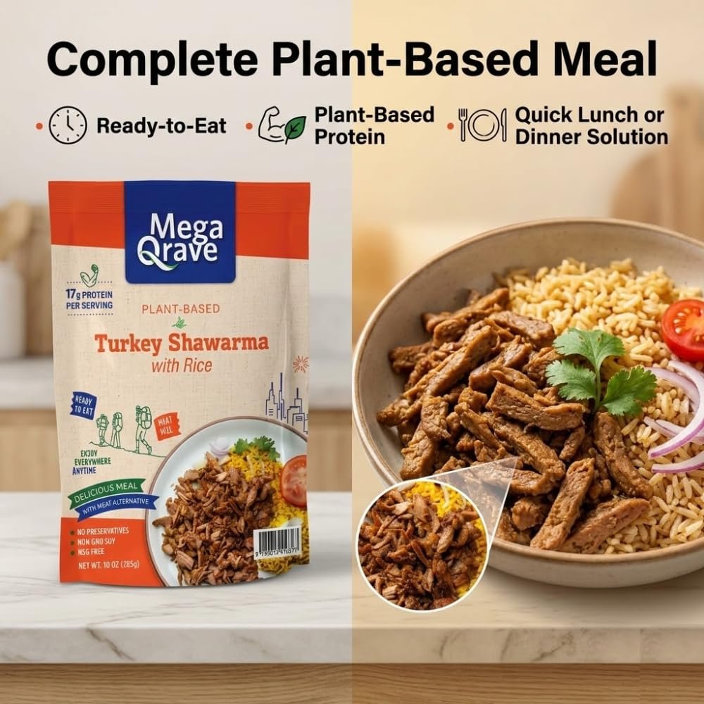 Mega Qrave complete plant-based meal