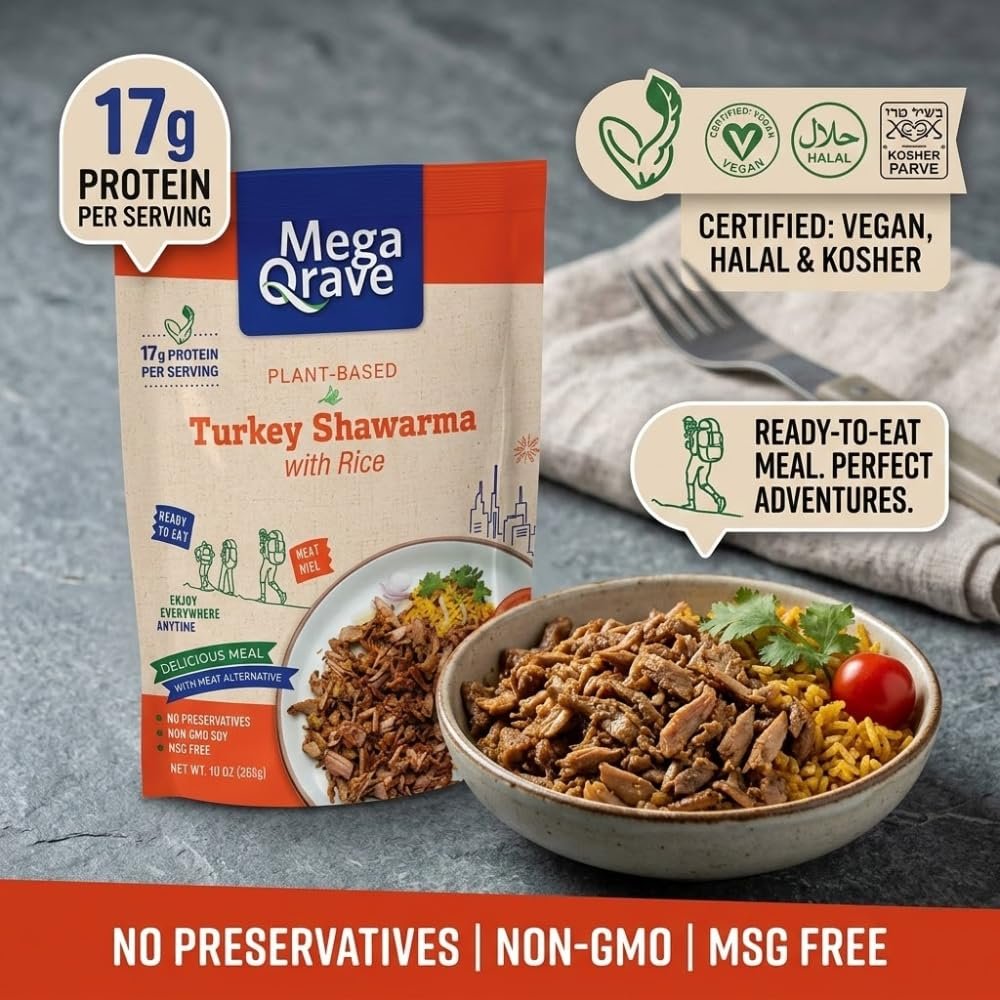 Mega Qrave Turkey Shawarma with Rice